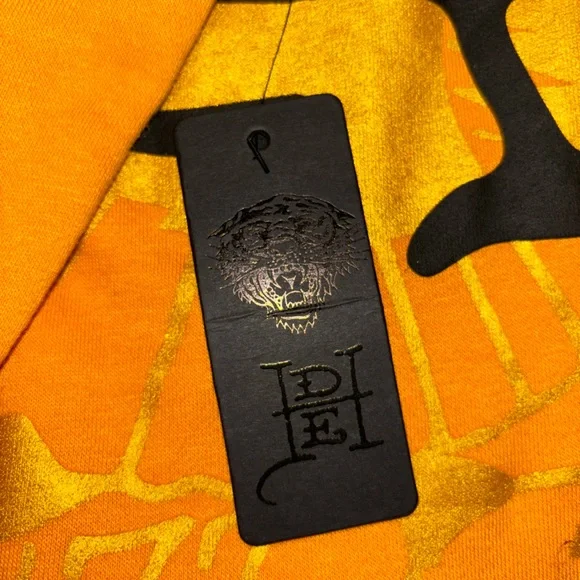 Men’s | Medium | Ed Hardy Yellow Hoodie - Picture 3 of 4